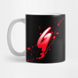 Bloody letter G Mug